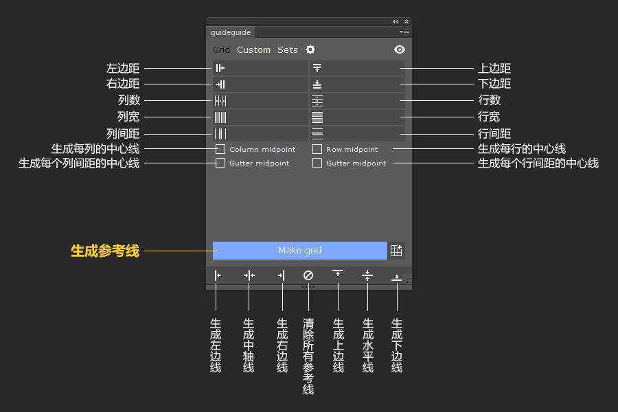 粗谈栅格化系统以及PS参考线插件GUIDEGUIDE的应用